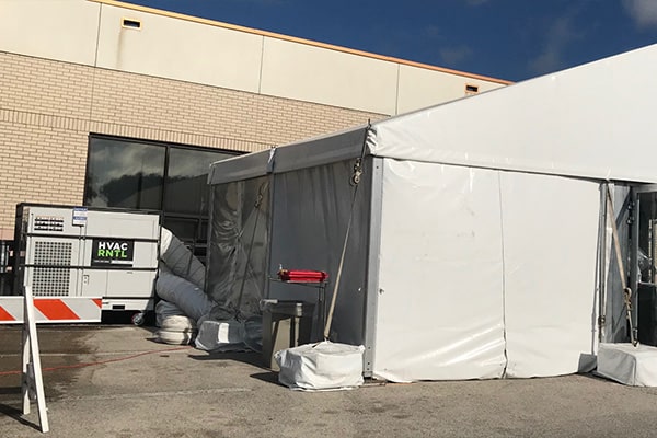 Covid Test Tent Feature - HVAC RNTL